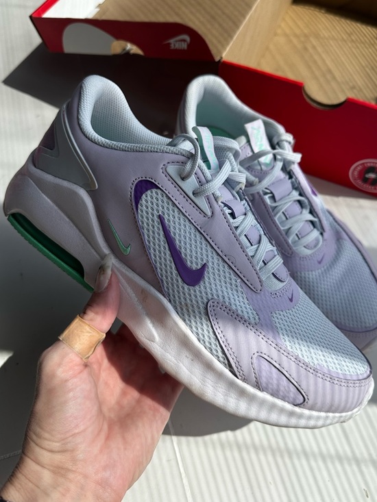 Nike Shoes - Nike Air Max Bolt Sneakers Women Size 9.5 Football Grey Wild Berry Light Purple
